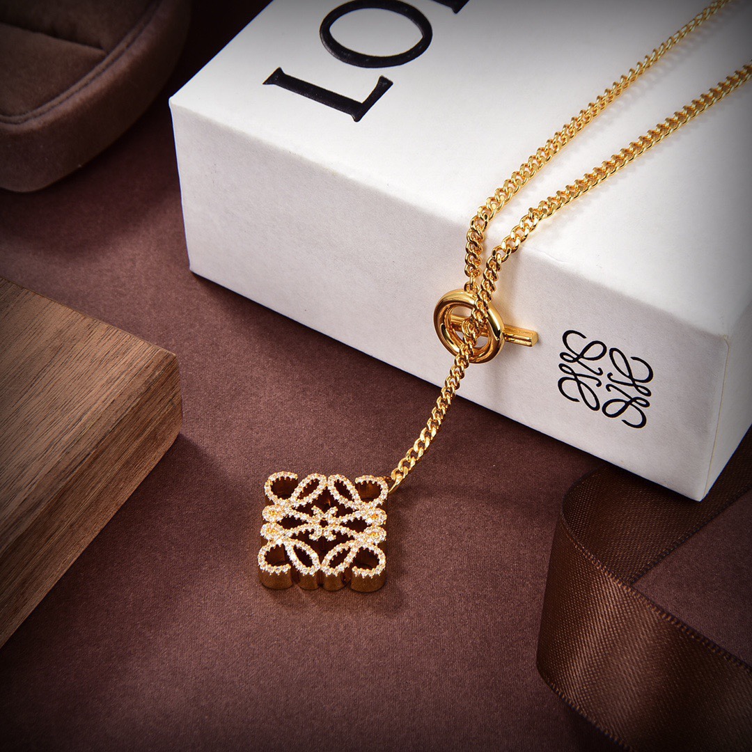 [TOP] LOEW LOGO Necklace - LOEWE