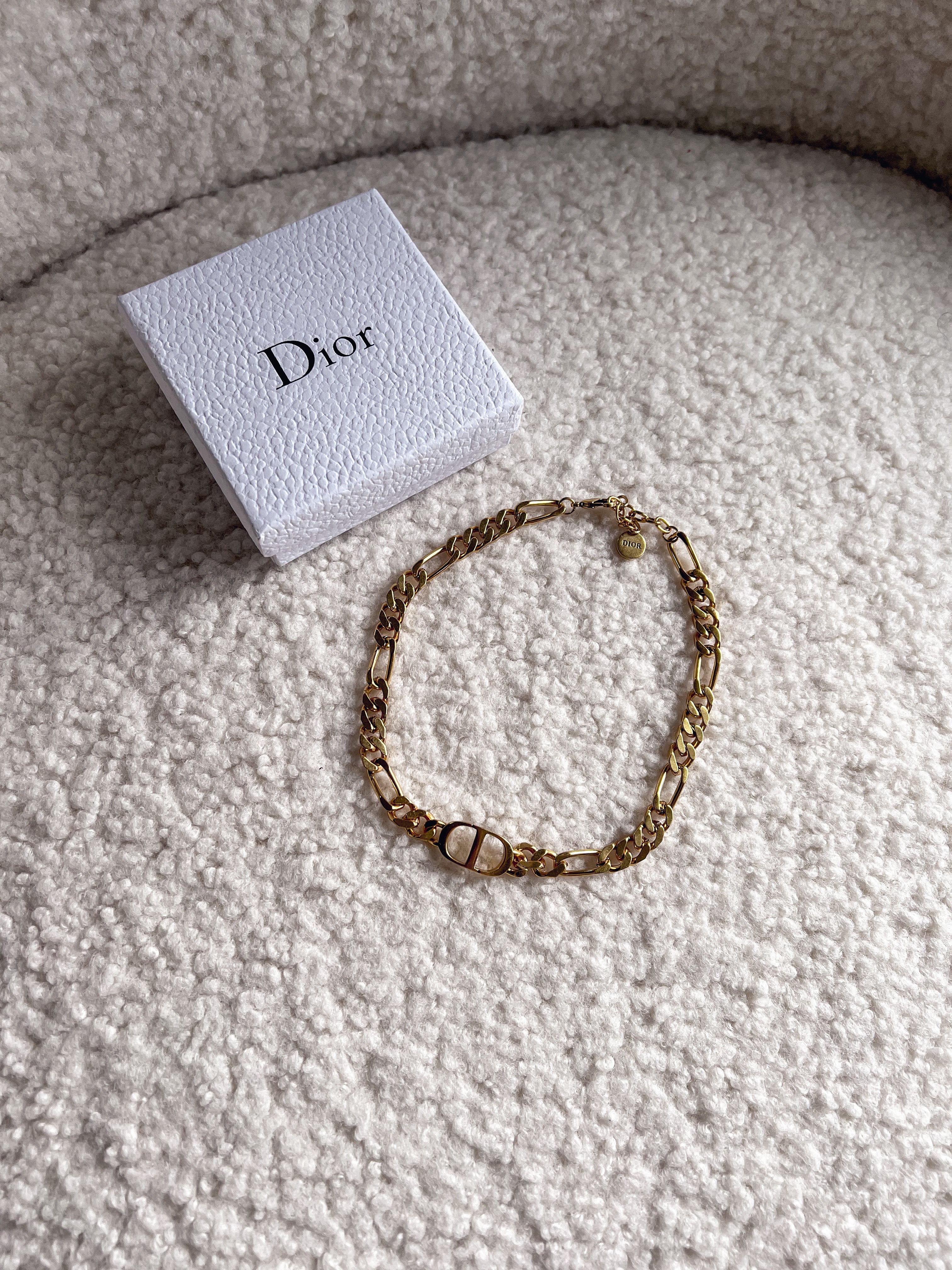 [TOP] D!or 30 Montaigne Chocker Antique Gold - Christian Dior