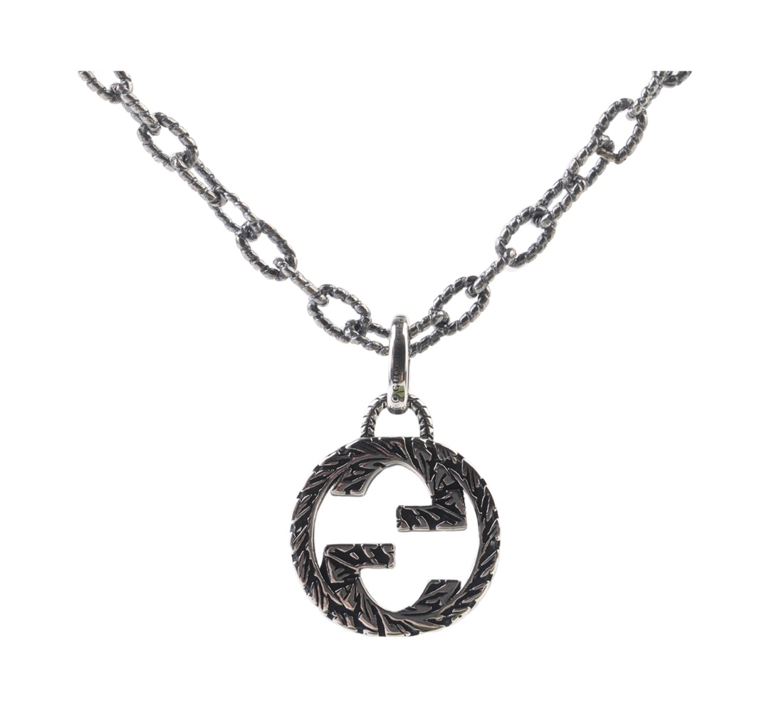 [TOP] GUCC! Interlocking Double G Vintage Necklace - Gucci