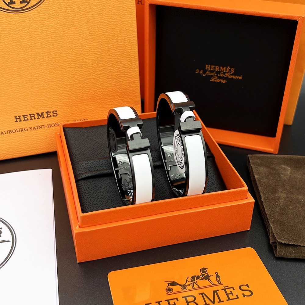 [TOP] HRMES H Logo Bracelet - 11 Colors - Hermes