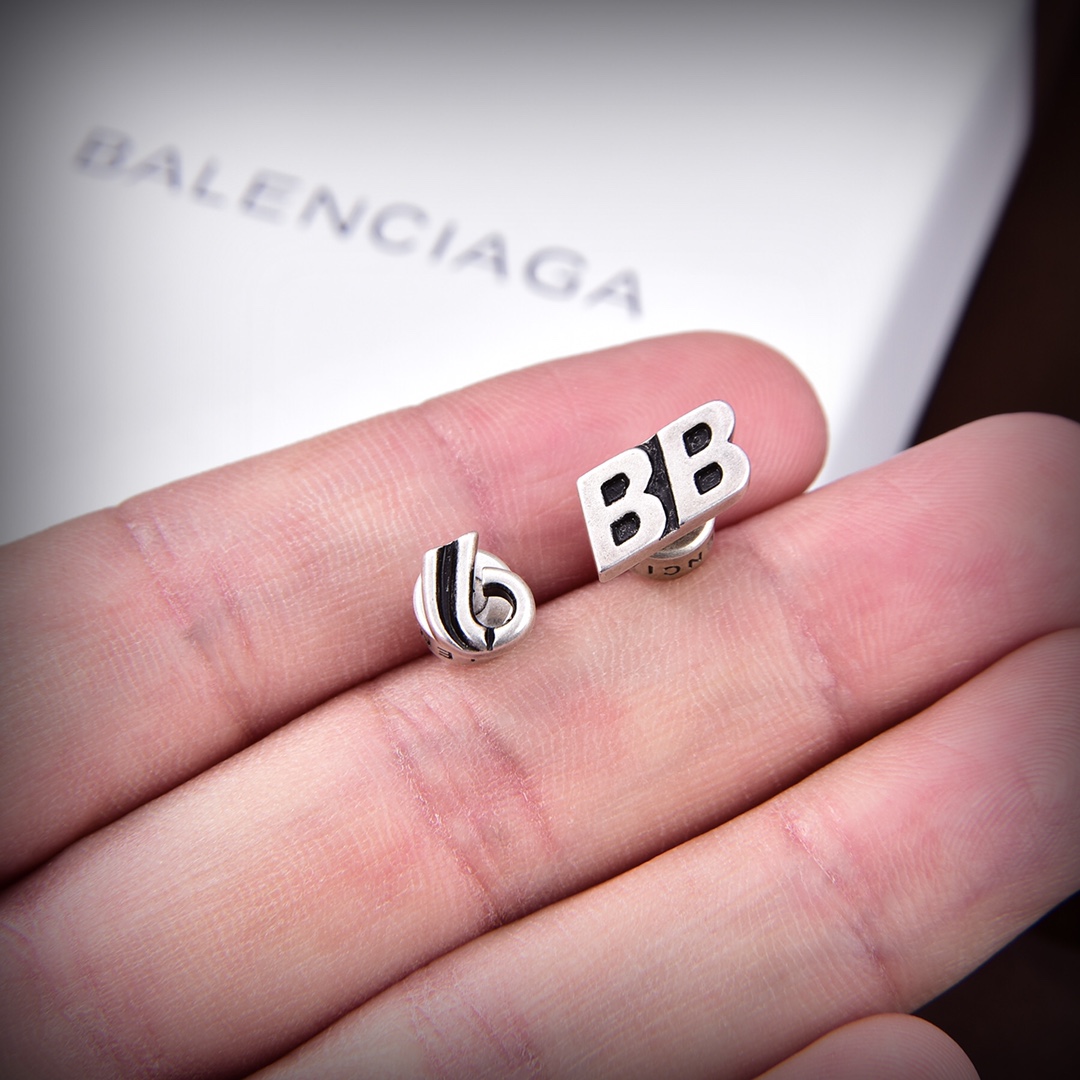 [TOP] BALNCIAGA BB Earrings - 2 Colors - BALENCIAGA