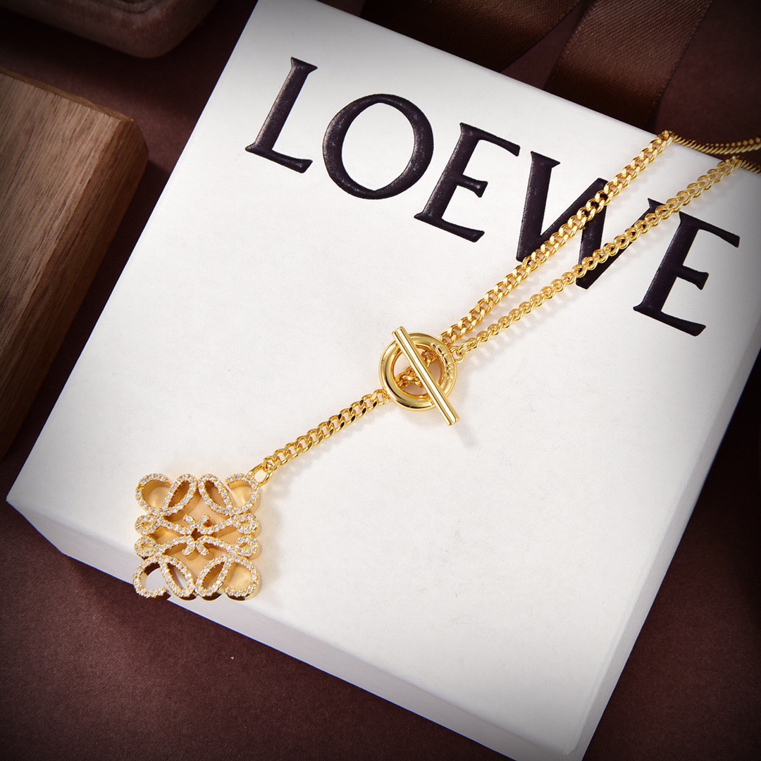 [TOP] LOEW LOGO Necklace - LOEWE
