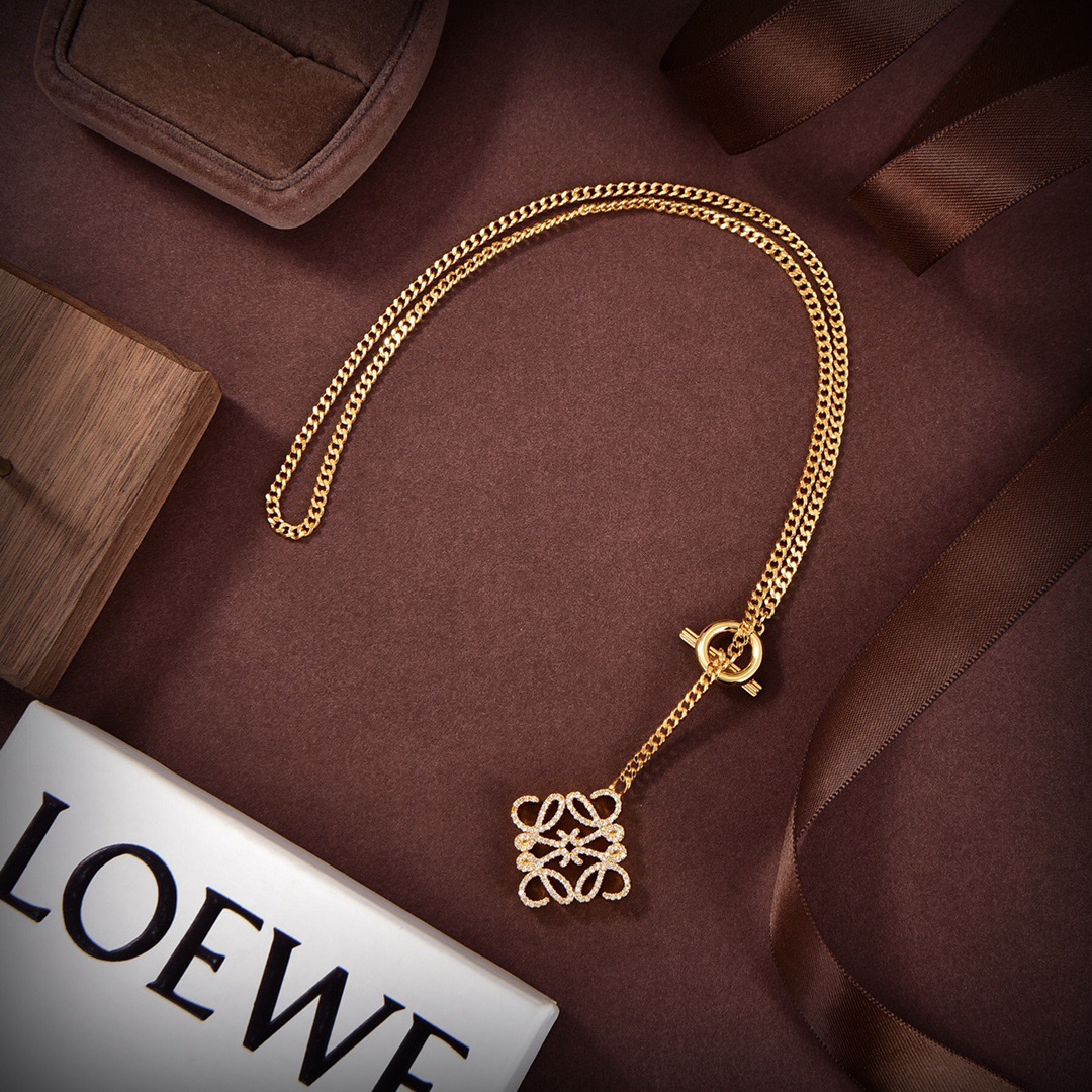 [TOP] LOEW LOGO Necklace - LOEWE