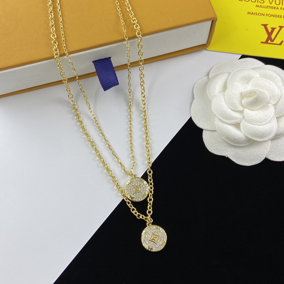 [TOP] L&V Idylle Blossom Layering Necklace - LV Louis Vuitton