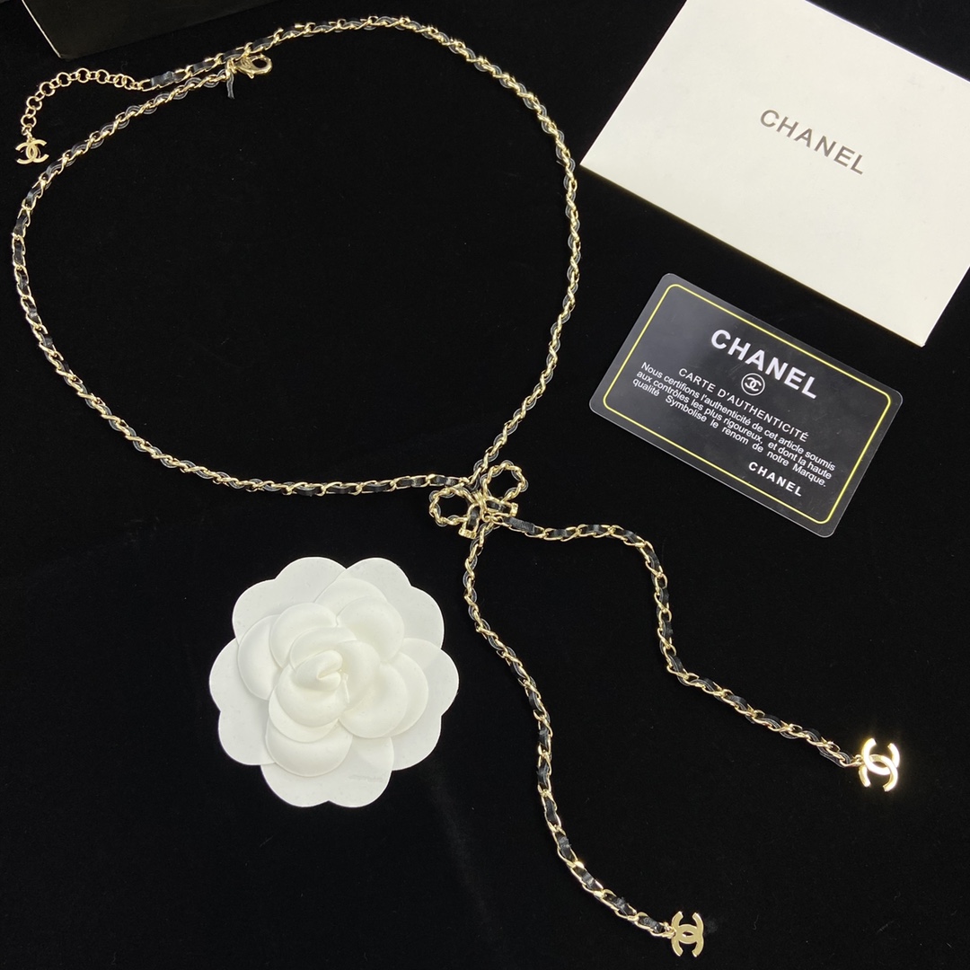 [TOP] CH@NEL Sweater Chain Necklace - Chanel