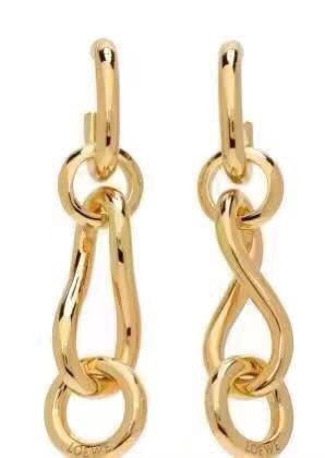 [TOP] LOEW Earrings - Gold - LOEWE