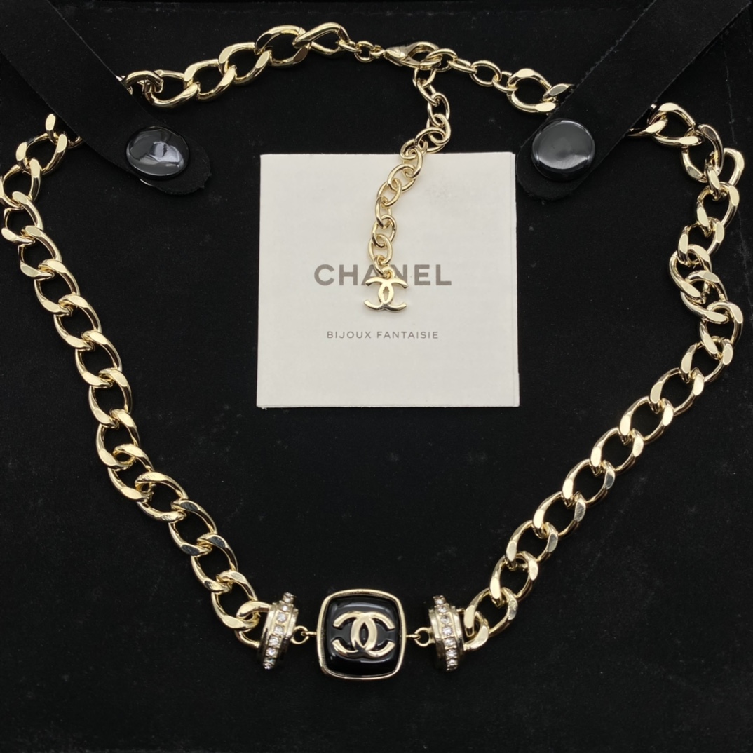[TOP] CH@NEL Choker Necklace - Chanel