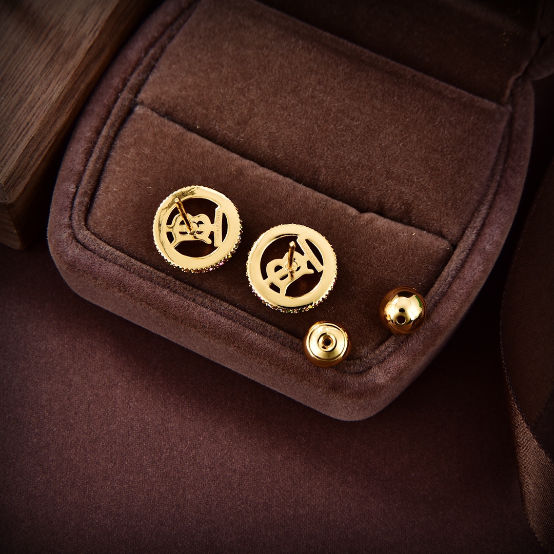 [TOP] BURBRRY Earrings - Gold - BURBERRY