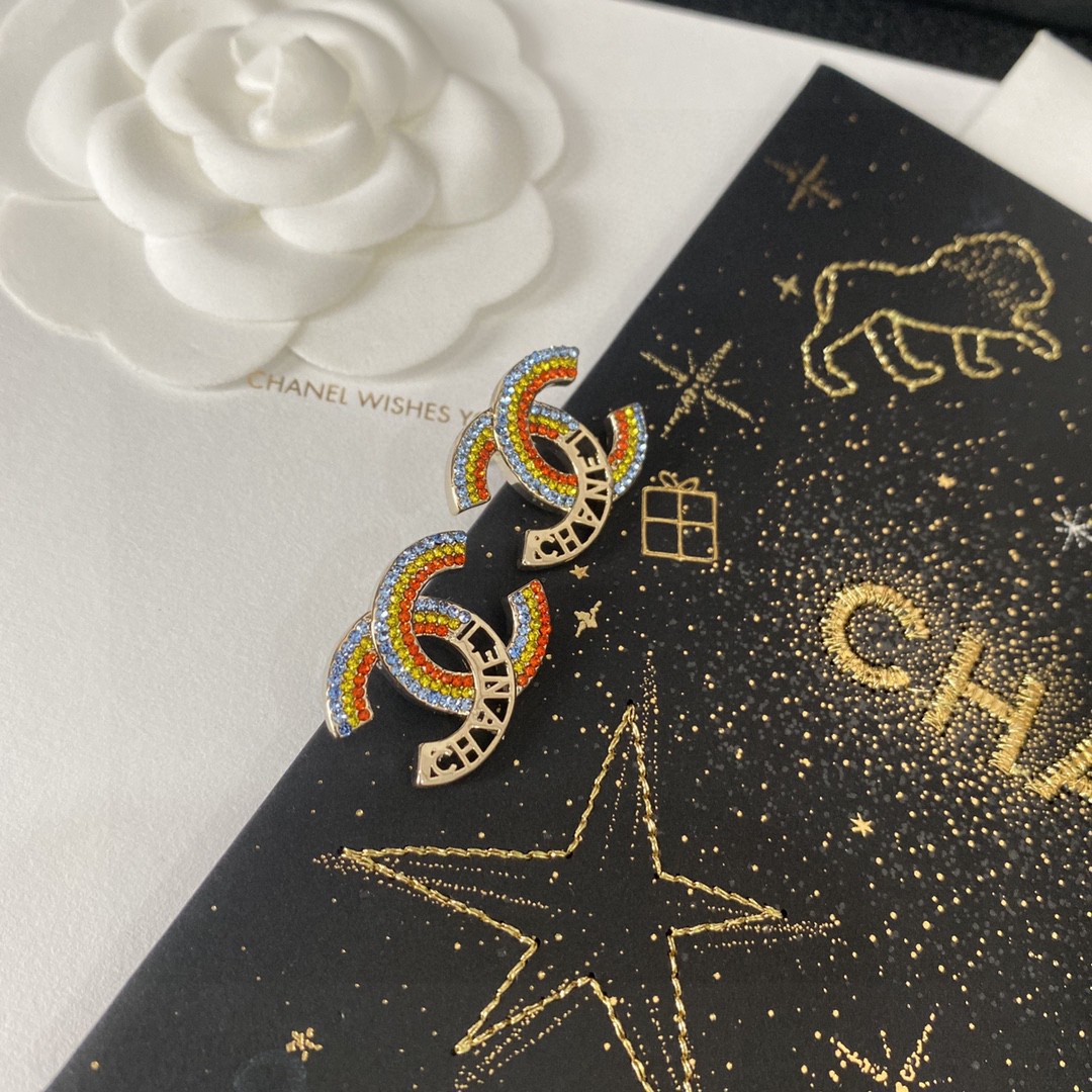 [TOP] CH@NEL Dounble C Earrings - Chanel