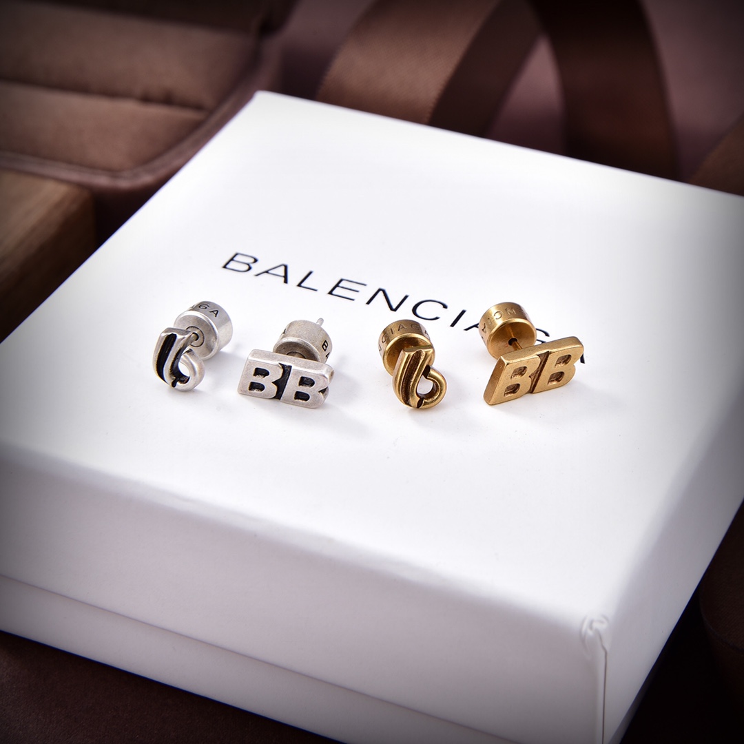 [TOP] BALNCIAGA BB Earrings - 2 Colors - BALENCIAGA