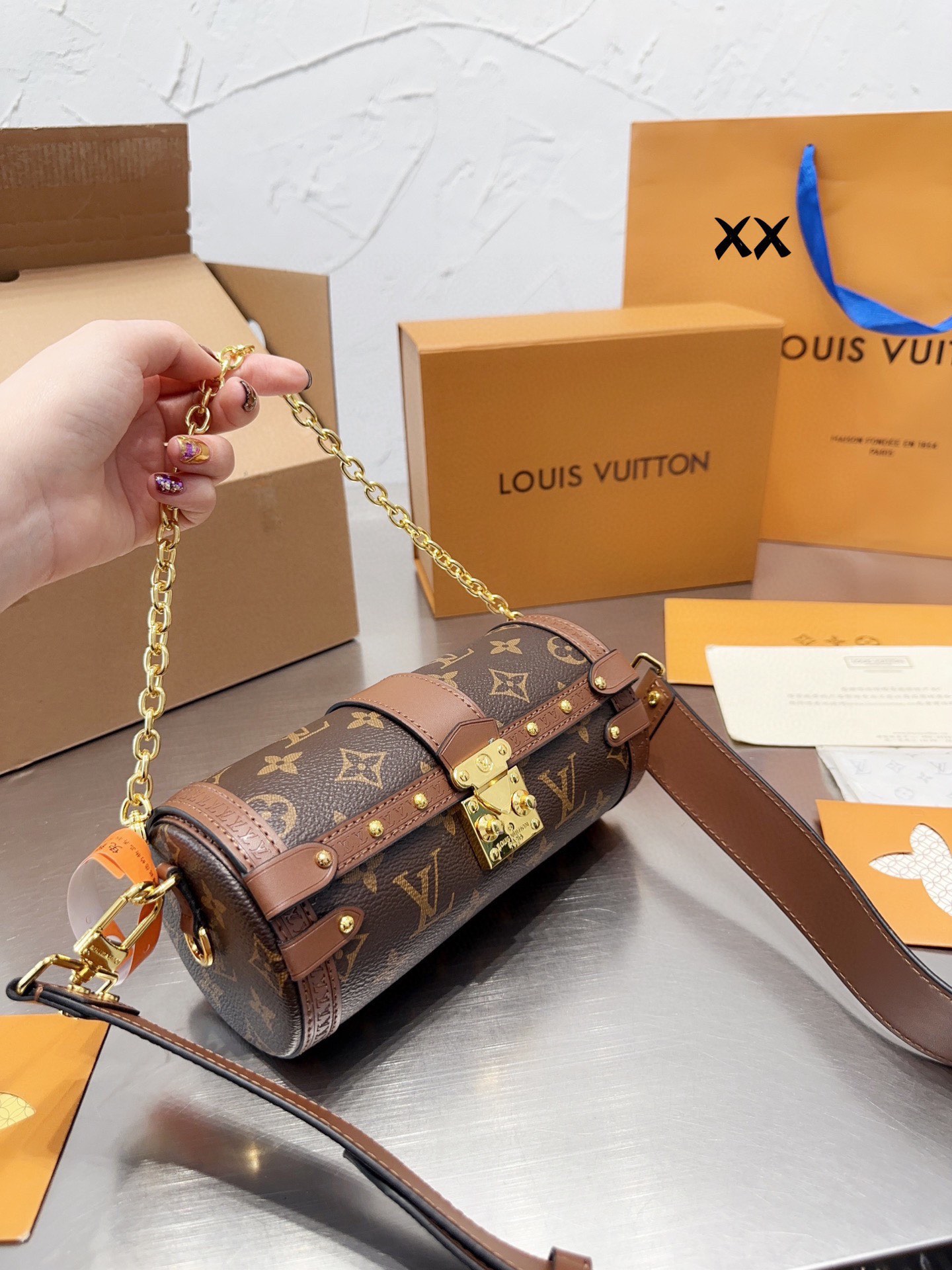 LV M57835 Papillon Trunk