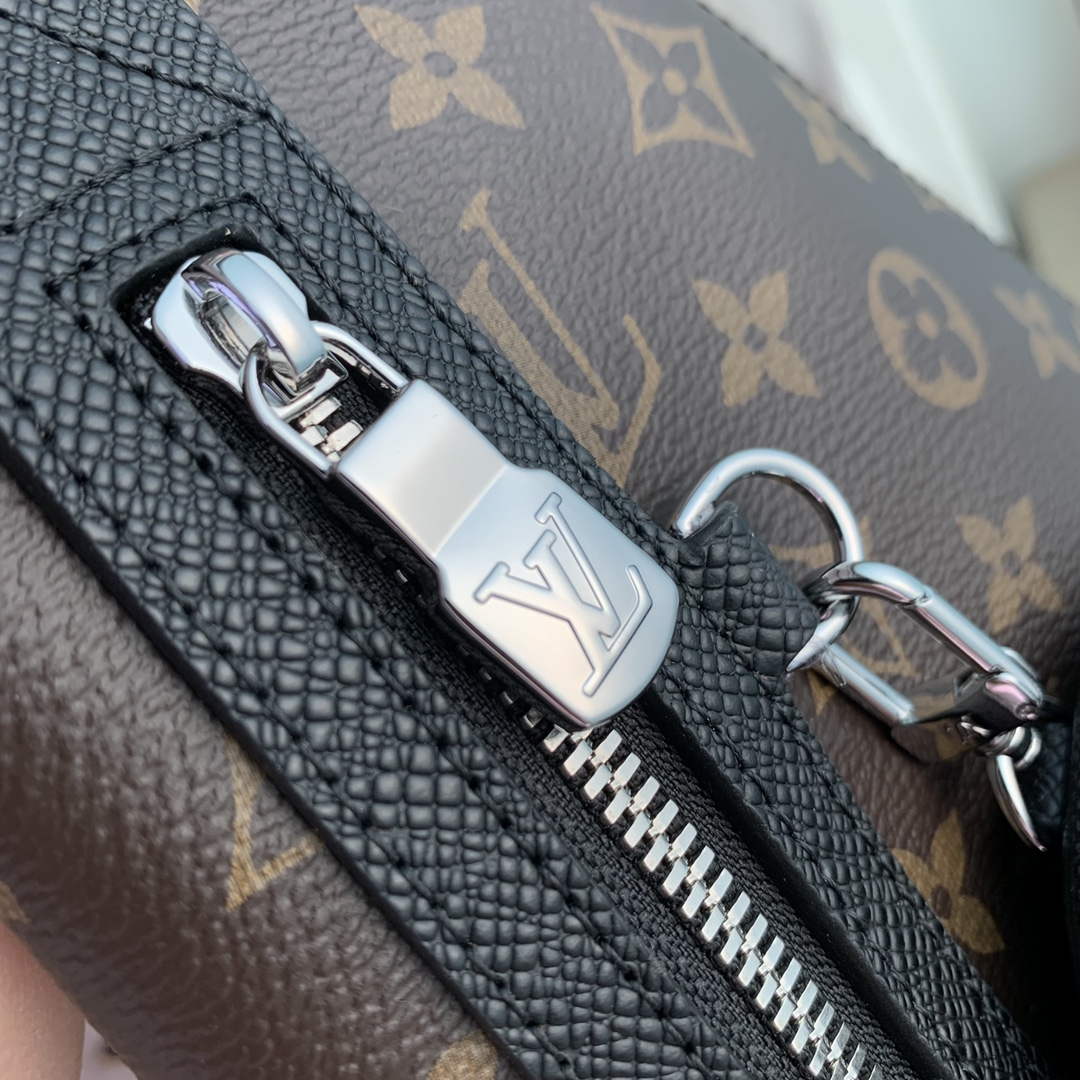 LV M30936 Louis Vuitton Duo Sling Bag Black Monogram