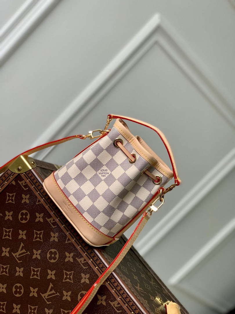 LV N40511 Louis Vuitton Nano No�� Bag Dragon Fruit Pink