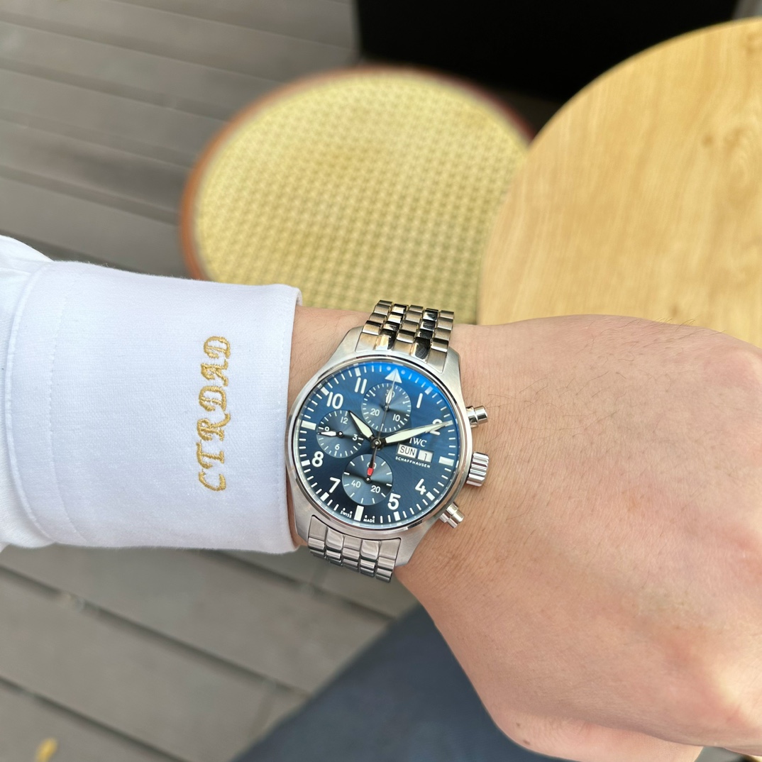 IWC Pilot s New Pilot Chronograph Watch 41 Series Belt IW388101