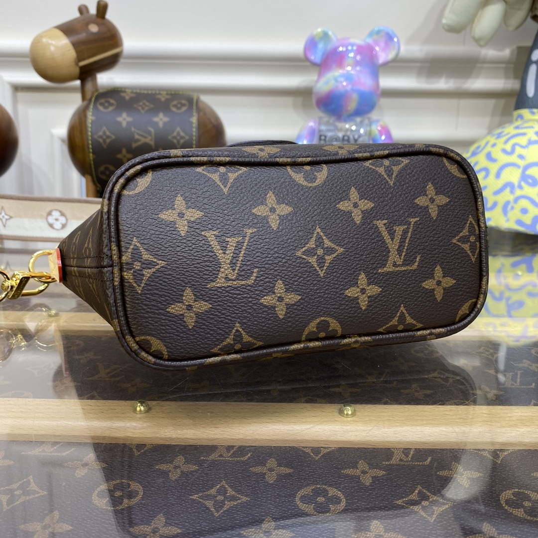 LV M46705 Louis Vuitton Neverfull BB Handbag Beige