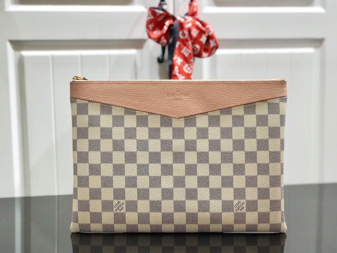 LV N60260 Louis Vuitton Daily Pouch Damier Azur Canvas N60261 Bag