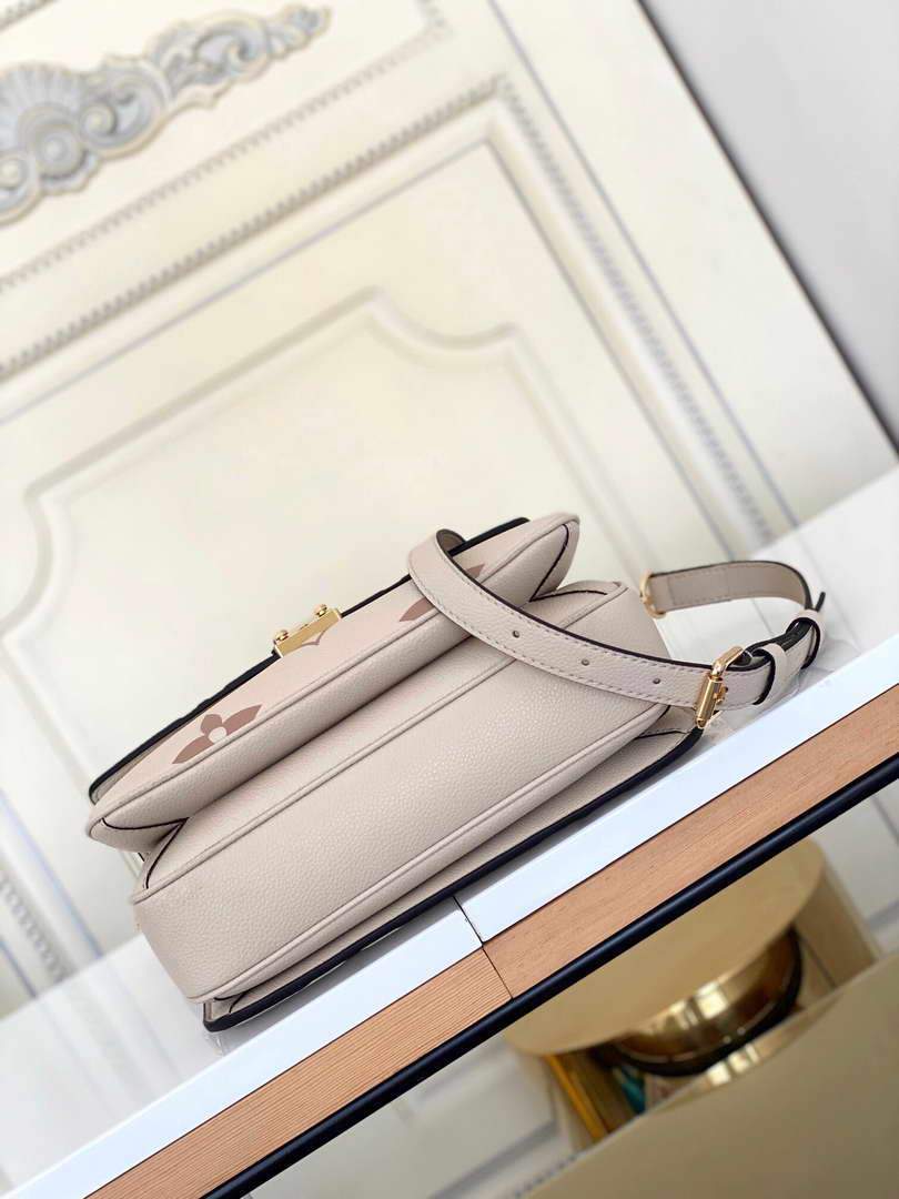 LV M45596 Louis Vuitton Pochette M��tis M45773 Bag Cream Pink