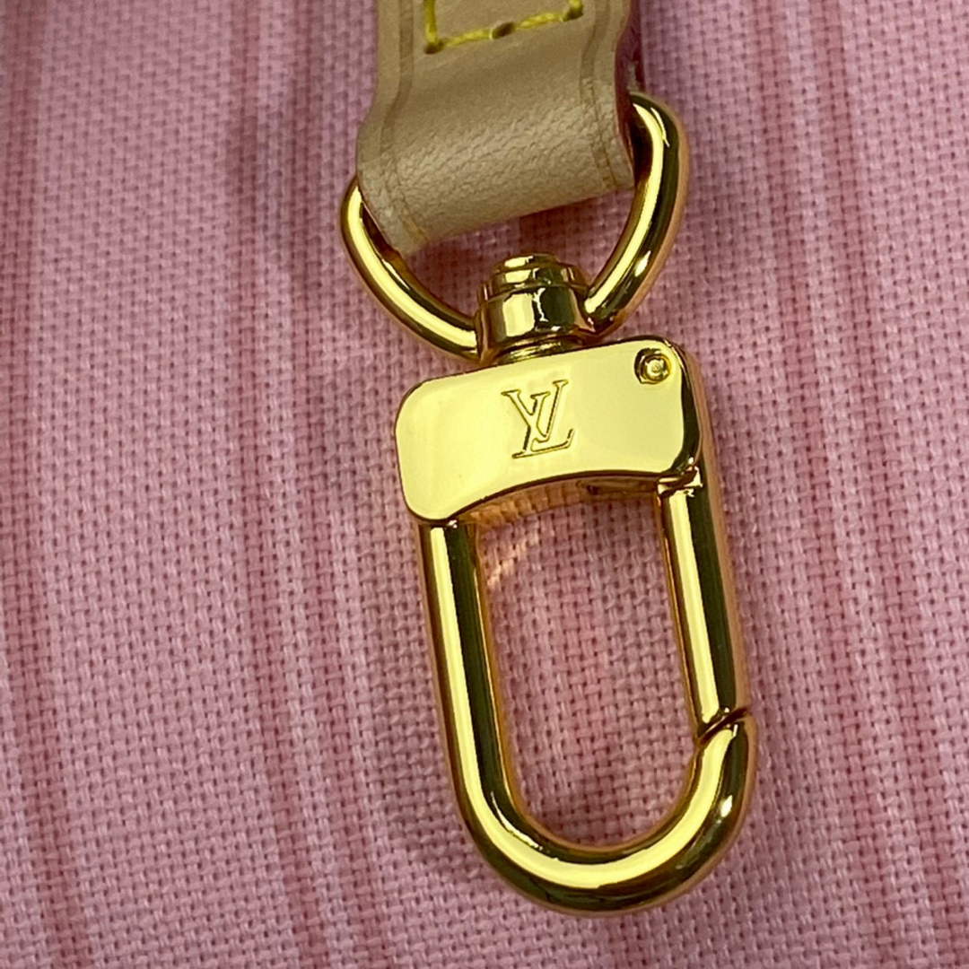 Louis Vuitton LV N41361 Neverfull MM Damier Azur Rose Ballerine Pink