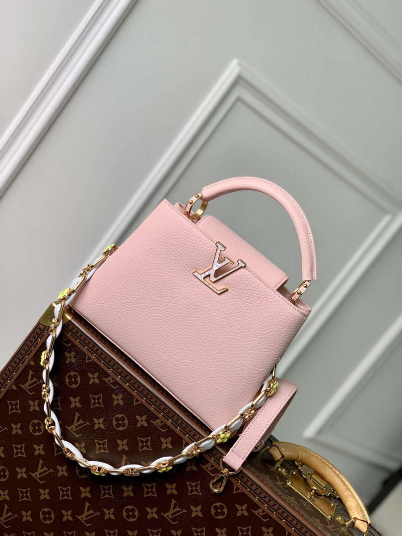 LV M23363 Louis Vuitton Capucines BB Handbag Jasmine Pink