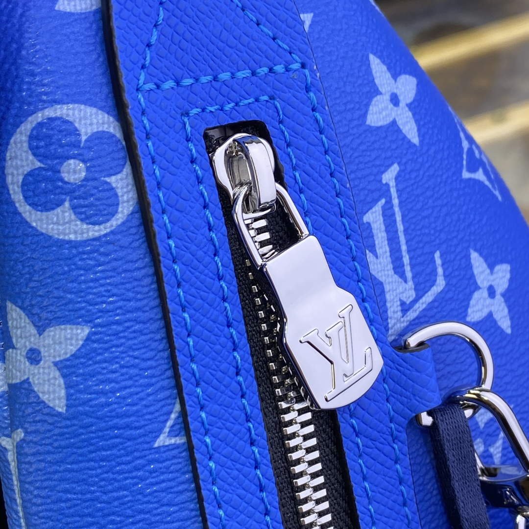 LV M31075 Louis Vuitton Duo Sling Bag Blue