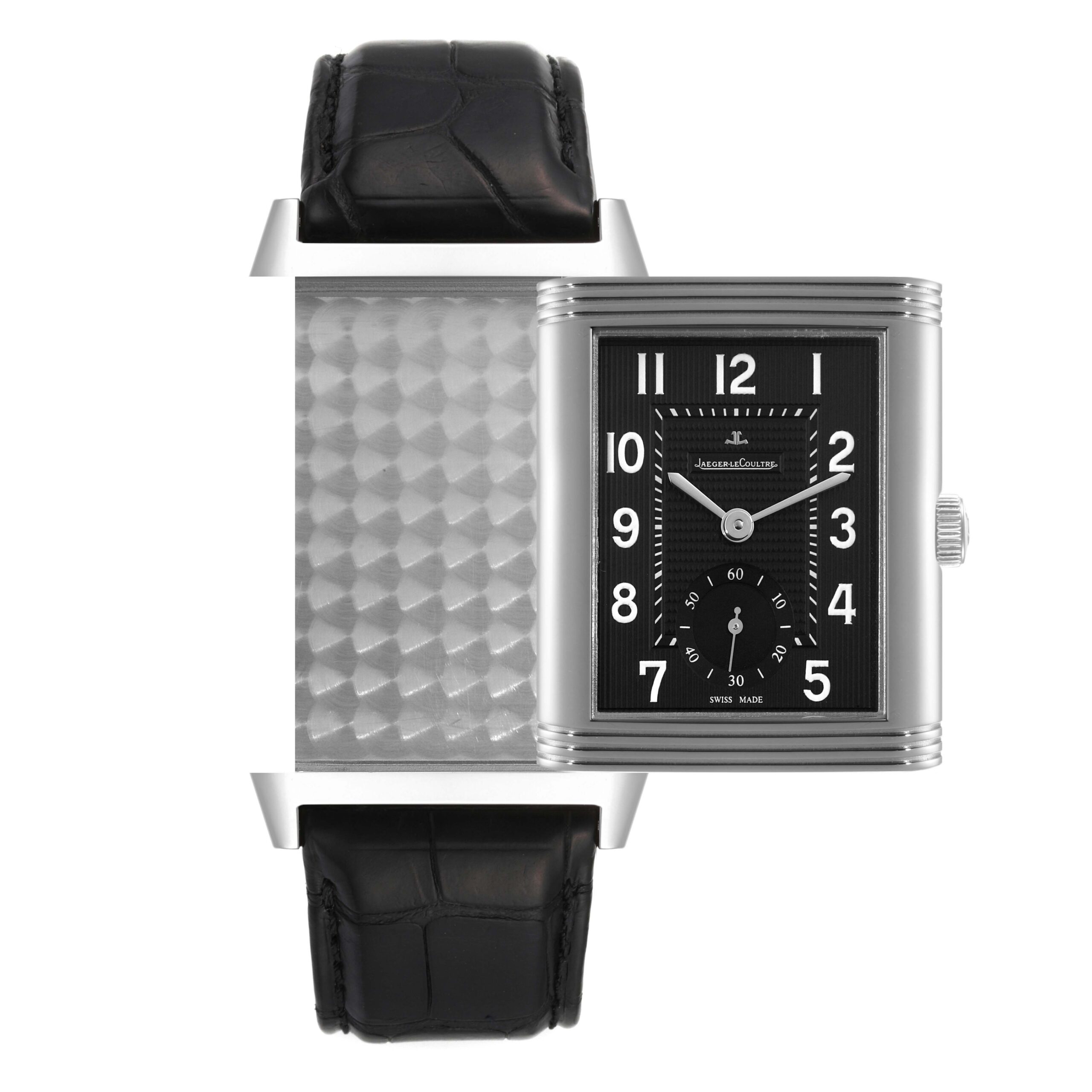 Jaeger LeCoultre Reverso Grande Steel Mens Watch 273.8.04 Q3738470