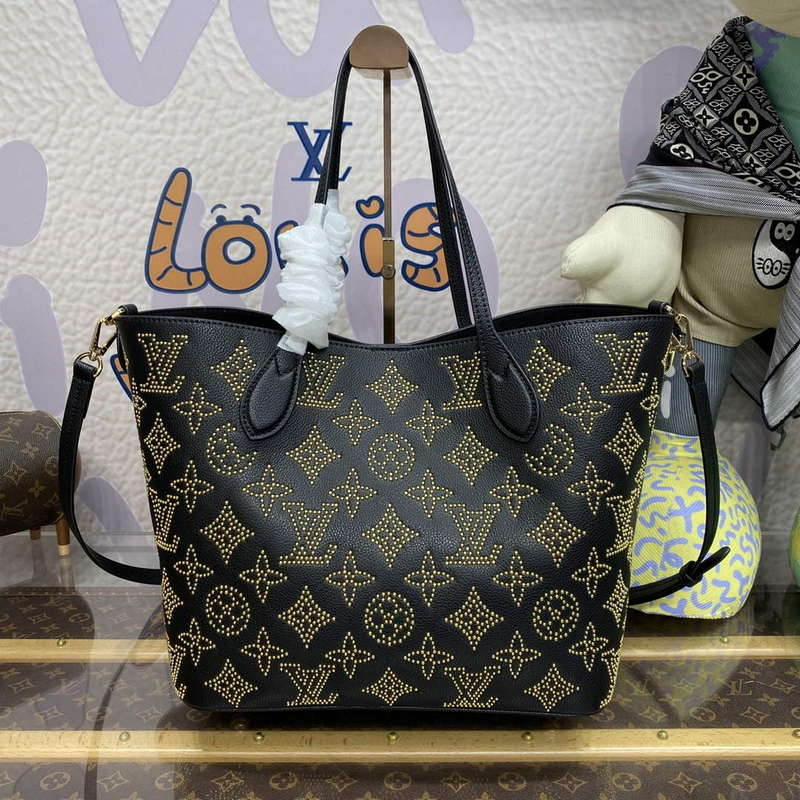 LV M23393 Louis Vuitton Blossom PM Tote Bag Black