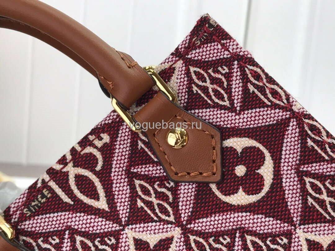LV M69846 Louis Vuitton Since 1854 Petit Sac Plat Bag Bordeaux Red