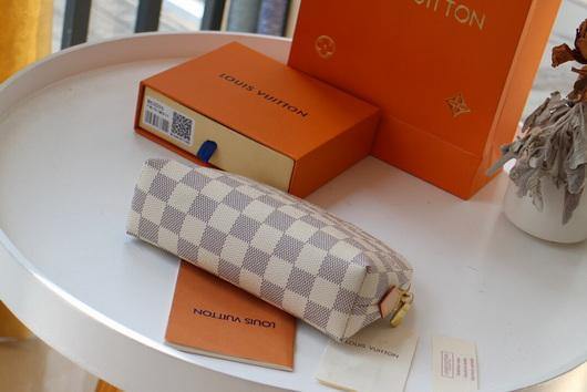 LV N60024 Louis Vuitton M47515 Cosmetic Pouch PM Damier Azur
