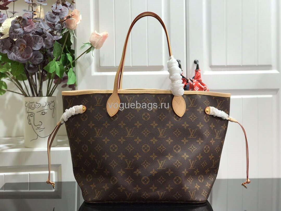 LV M41177 Louis Vuitton Neverfull MM Monogram M41178 Bag Red
