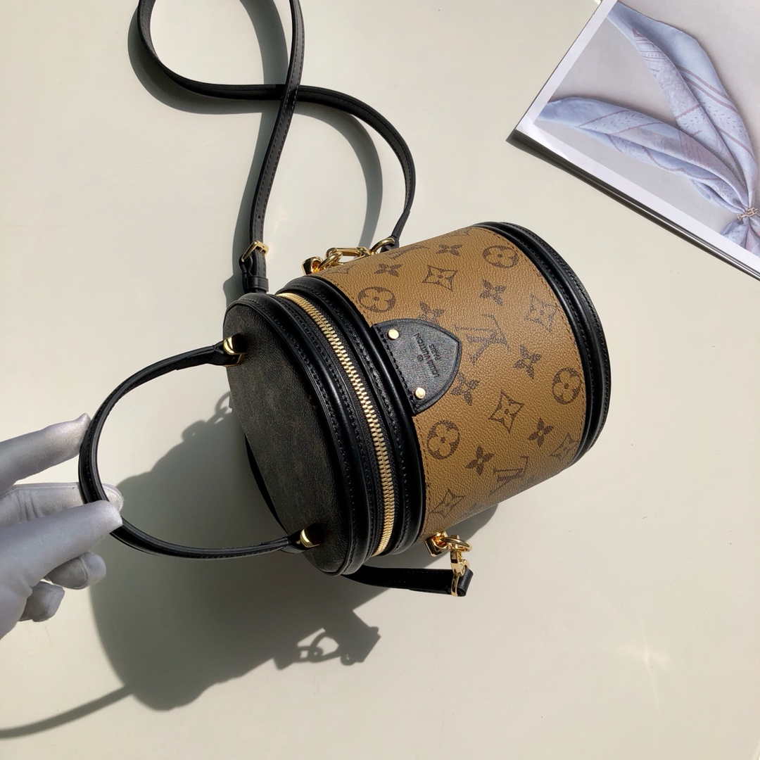 LV M43986 Louis Vuitton Cannes Monogram Reverse canvas Bag