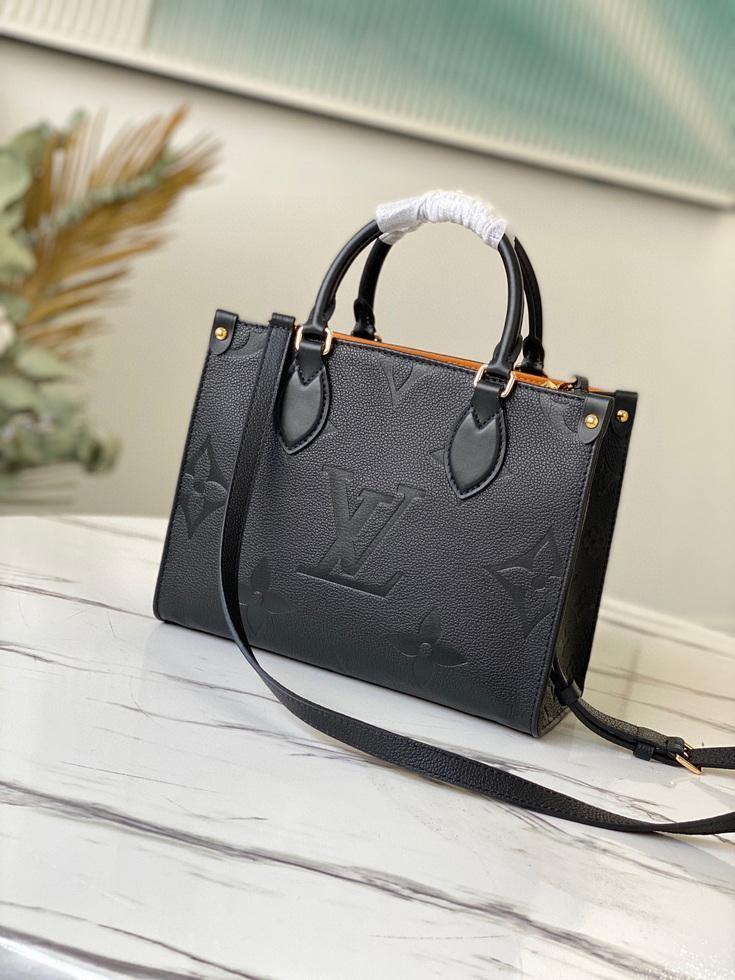 LV M45653 Louis Vuitton Onthego Pm Tote M45660 Bag Black