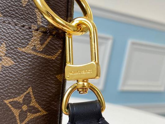 LV M45353 Louis Vuitton M45354 Odeon PM Bag Black
