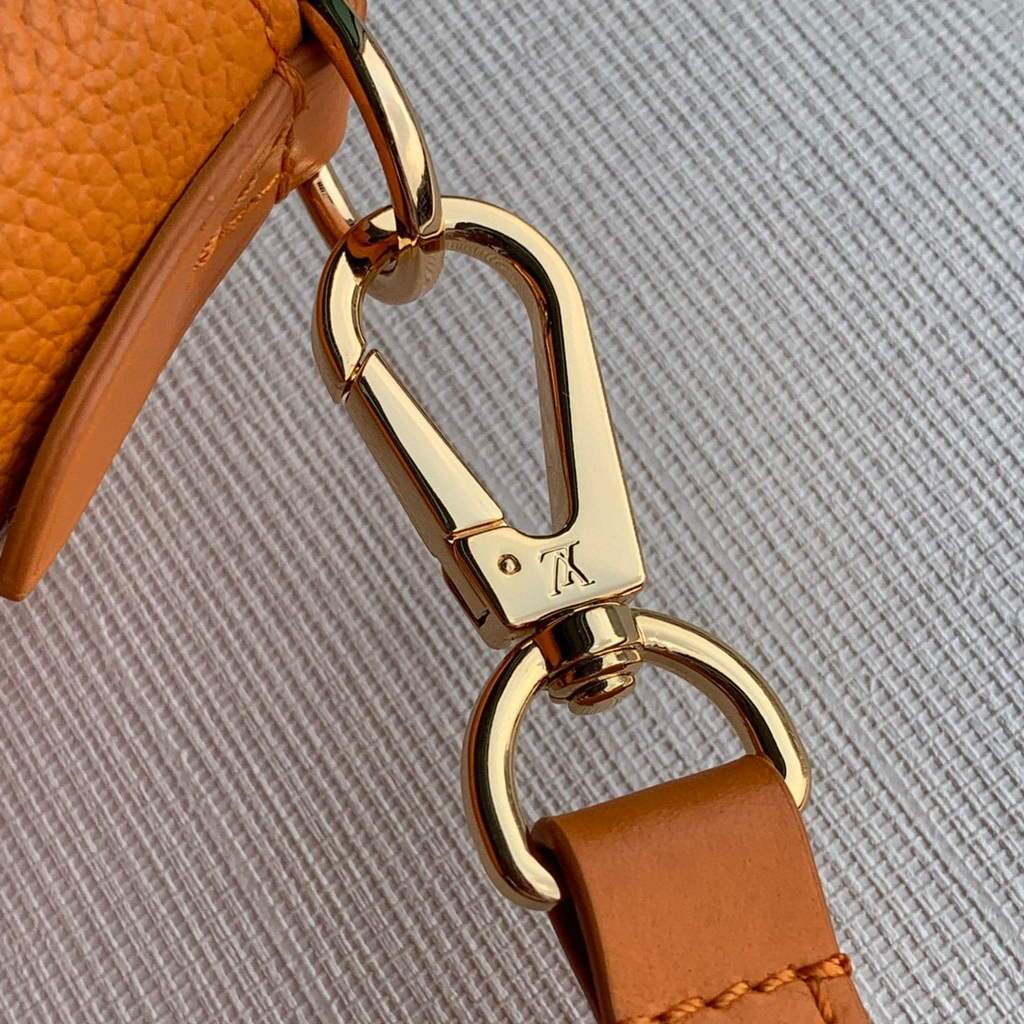 LV M57730 Louis Vuitton On My Side PM High End Leathers Orange