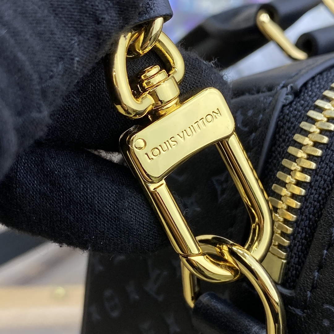 LV M22595 Louis Vuitton Speedy Bandouli��re 20 Handbag Black