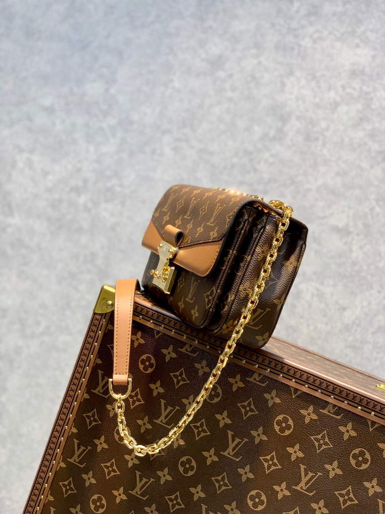 LV M46127 Louis Vuitton Marceau Monogram Caramel Brown