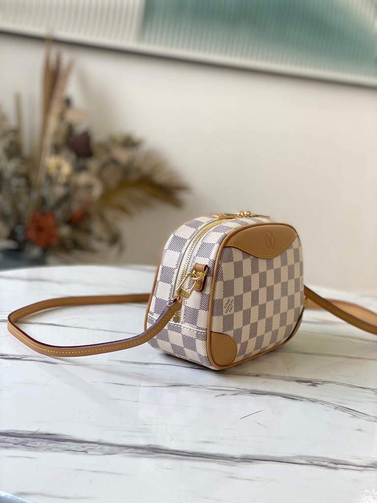 LV N50048 Louis Vuitton M45528 Deauville Mini Damier Azur