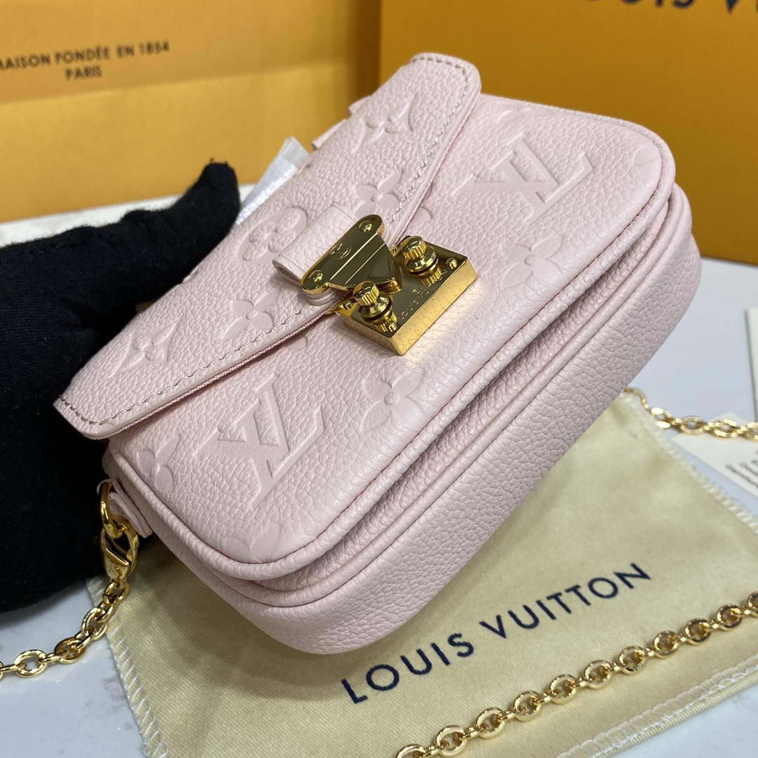 LV M81389 Louis Vuitton Micro M��tis Bag Pink