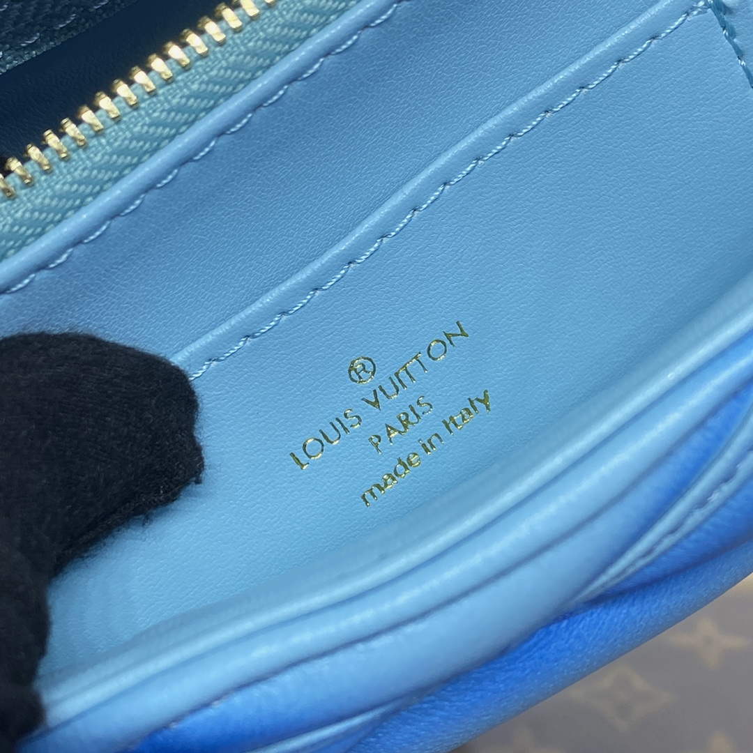 LV M24185 Louis Vuitton GO-14 MM Bag Lagoon Turquoise Blue