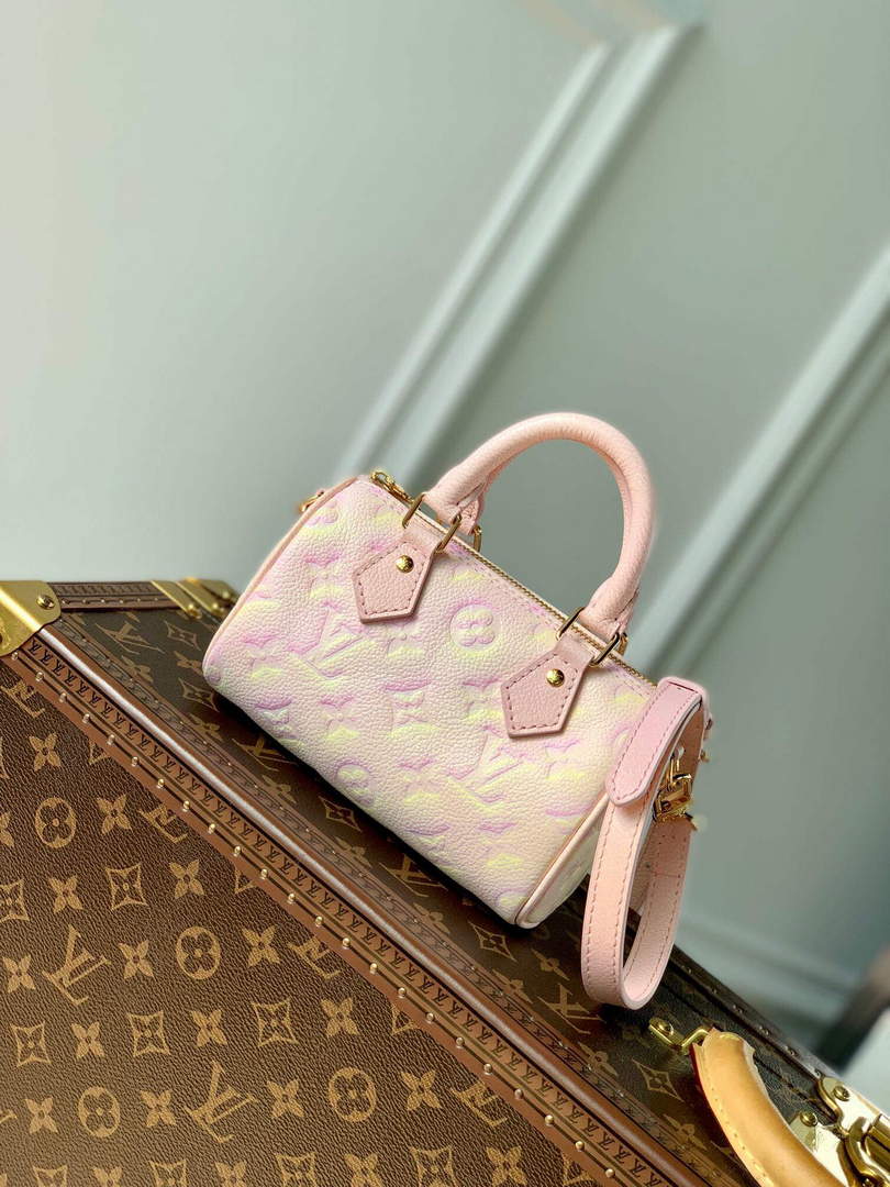 LV M81508 Louis Vuitton Nano Speedy Bag Pink