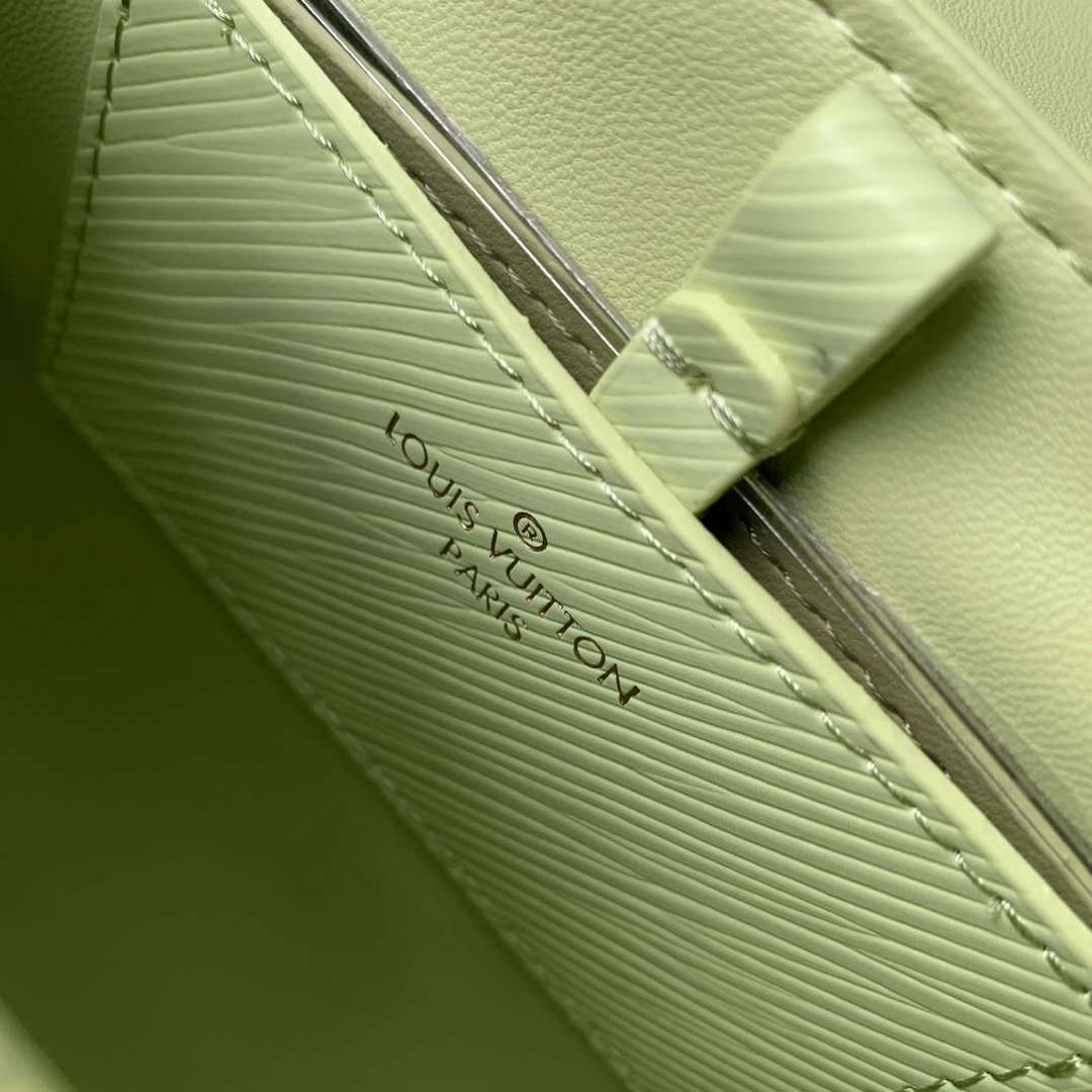 LV M22768 Louis Vuitton Twist PM Handbag Vert Noto Green