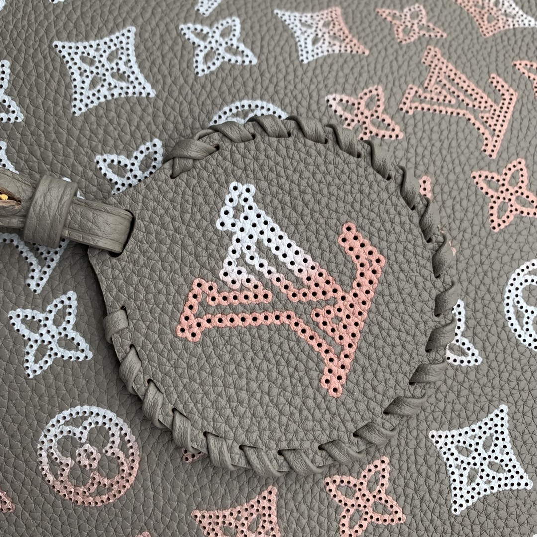 LV M23387 Louis Vuitton Blossom MM Tote Bag Gray