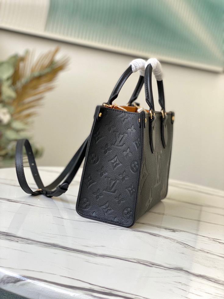 LV M45653 Louis Vuitton Onthego Pm Tote M45660 Bag Black