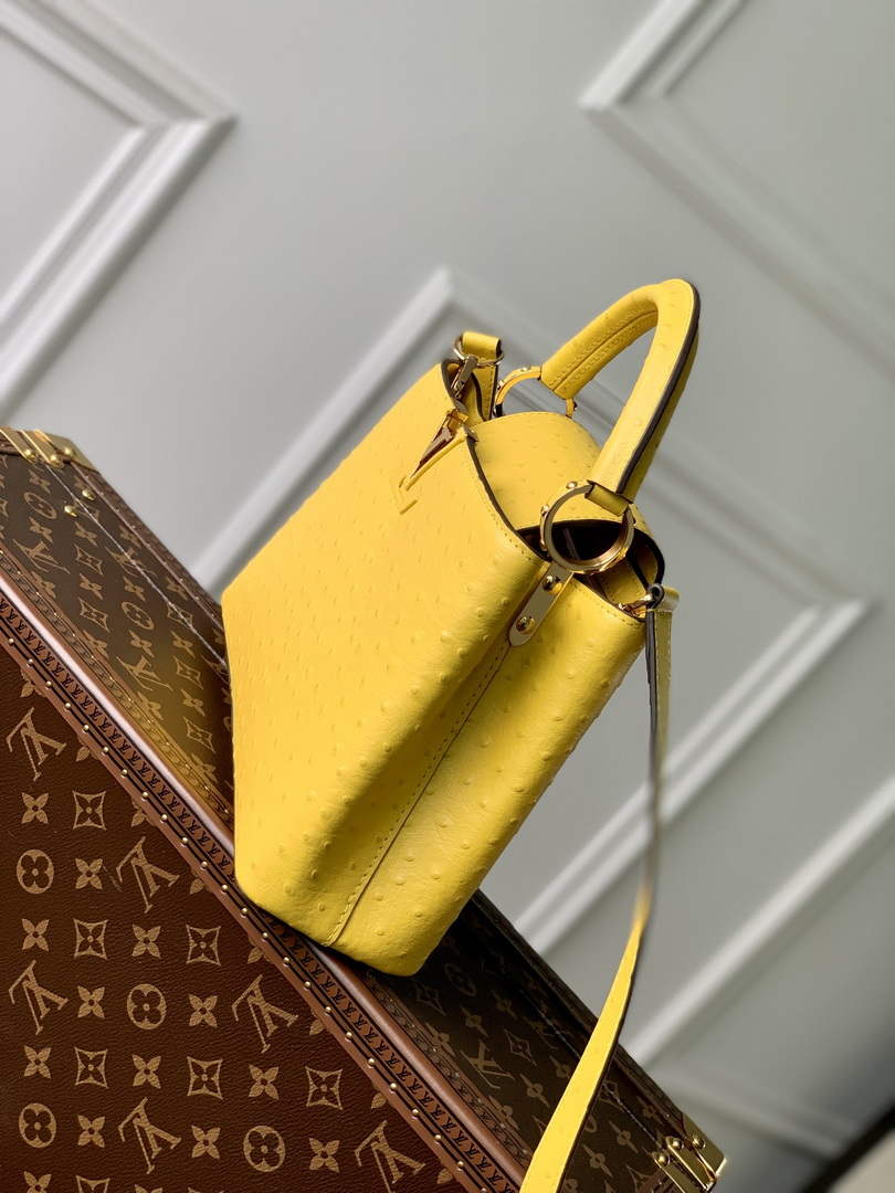 LV N81196 Louis Vuitton Capucines BB Handbag Yellow