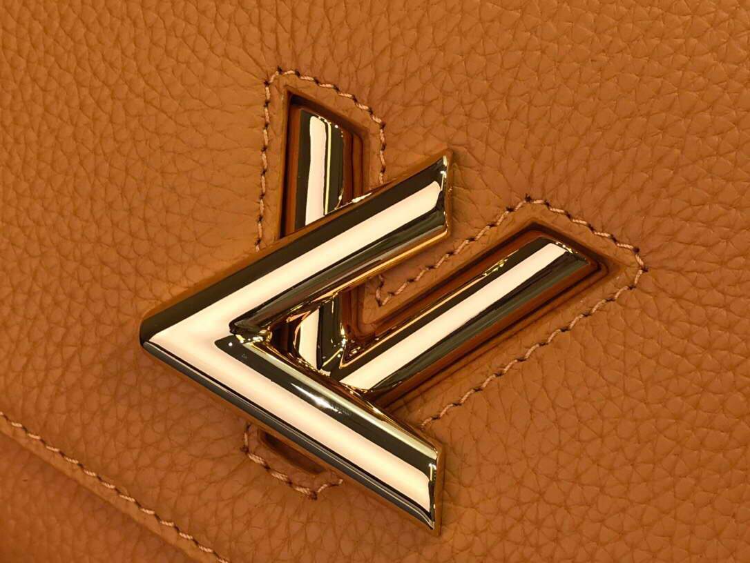 LV M57136 Louis Vuitton Twist one Handle PM M57093 Taurillon Leather Saffron