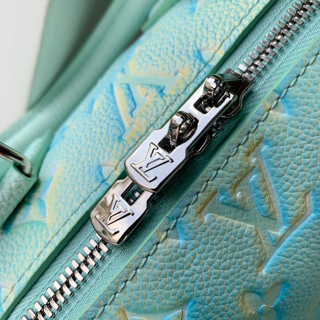 LV M46092 Louis Vuitton Speedy Bandouliere 20 Handbag Vert d eau Green