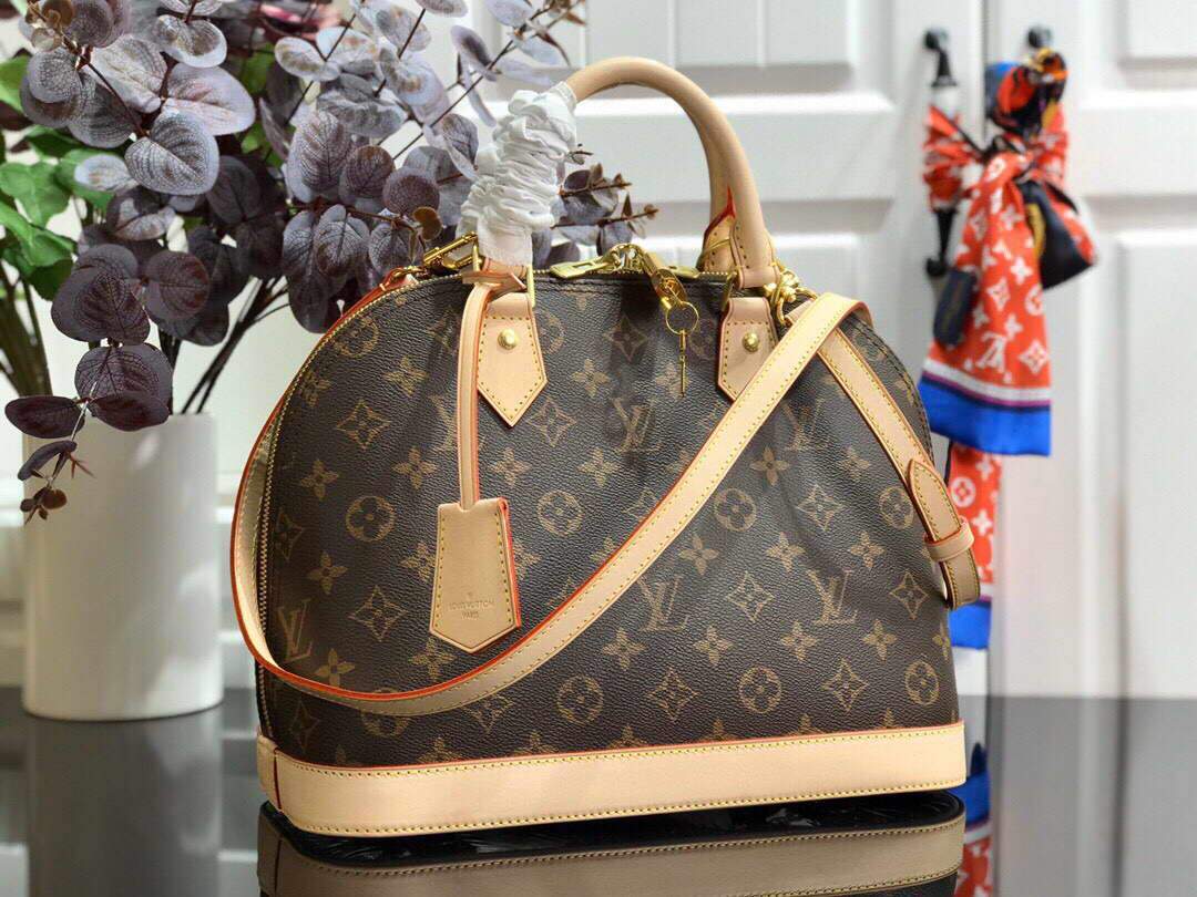 LV M53152 Louis Vuitton Alma BB Monogram N41221 Bag
