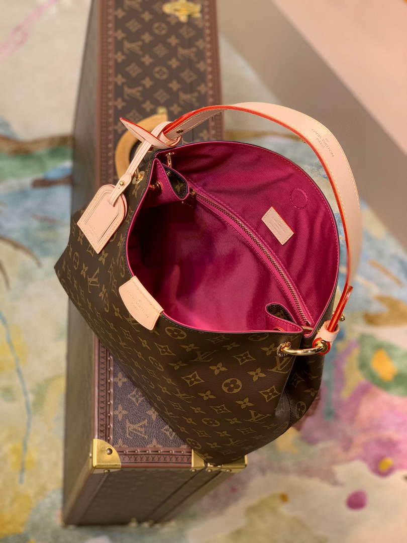 Louis Vuitton M43700 LV M43701 Graceful PM Pivoine Pink