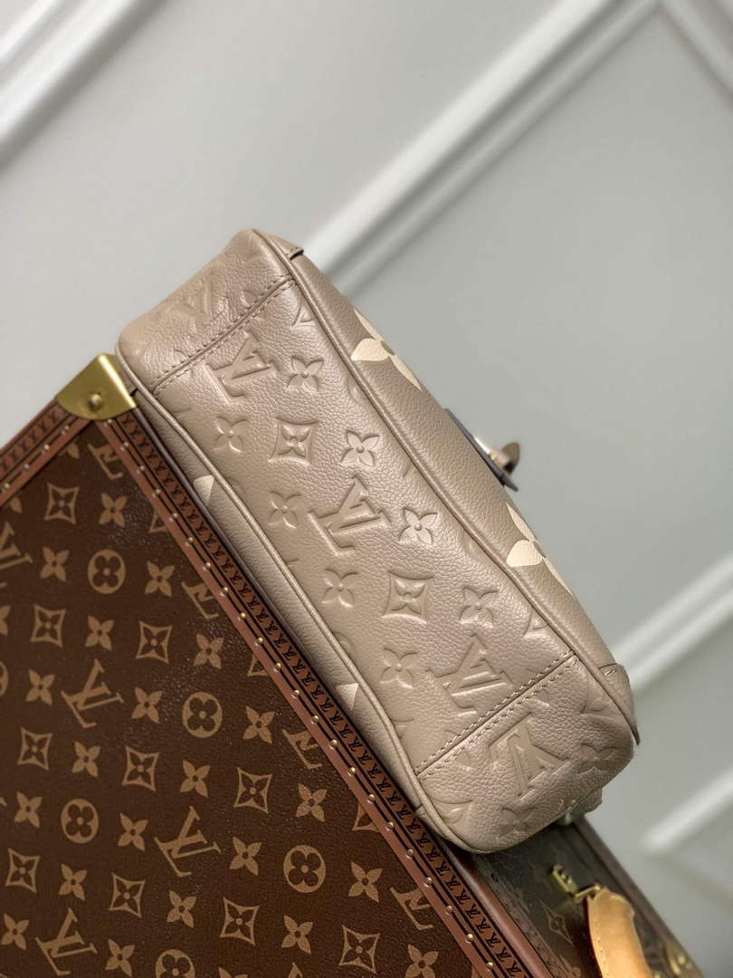 LV M46585 Louis Vuitton Trianon PM Tote Bag Cr��me Beige