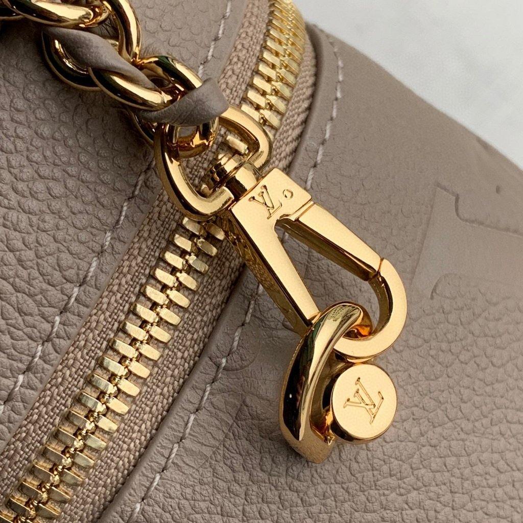 LV M45608 Louis Vuitton Vanity Pm Monogram Empreinte Leather M45599 Beige