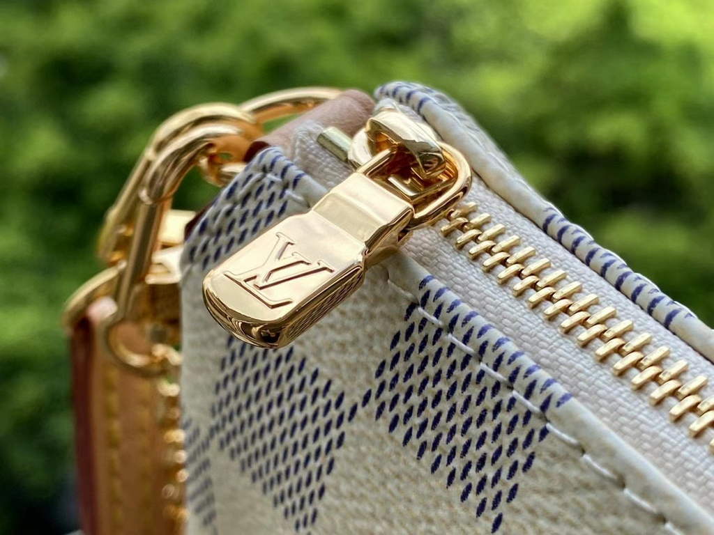 LV N55214 Louis Vuitton M95567 EVA Shoulder Bag N55213 Damier Azur Canvas
